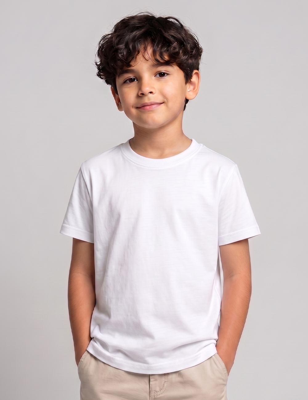 Unisex Kids Half Sleeve Round Neck T-shirt