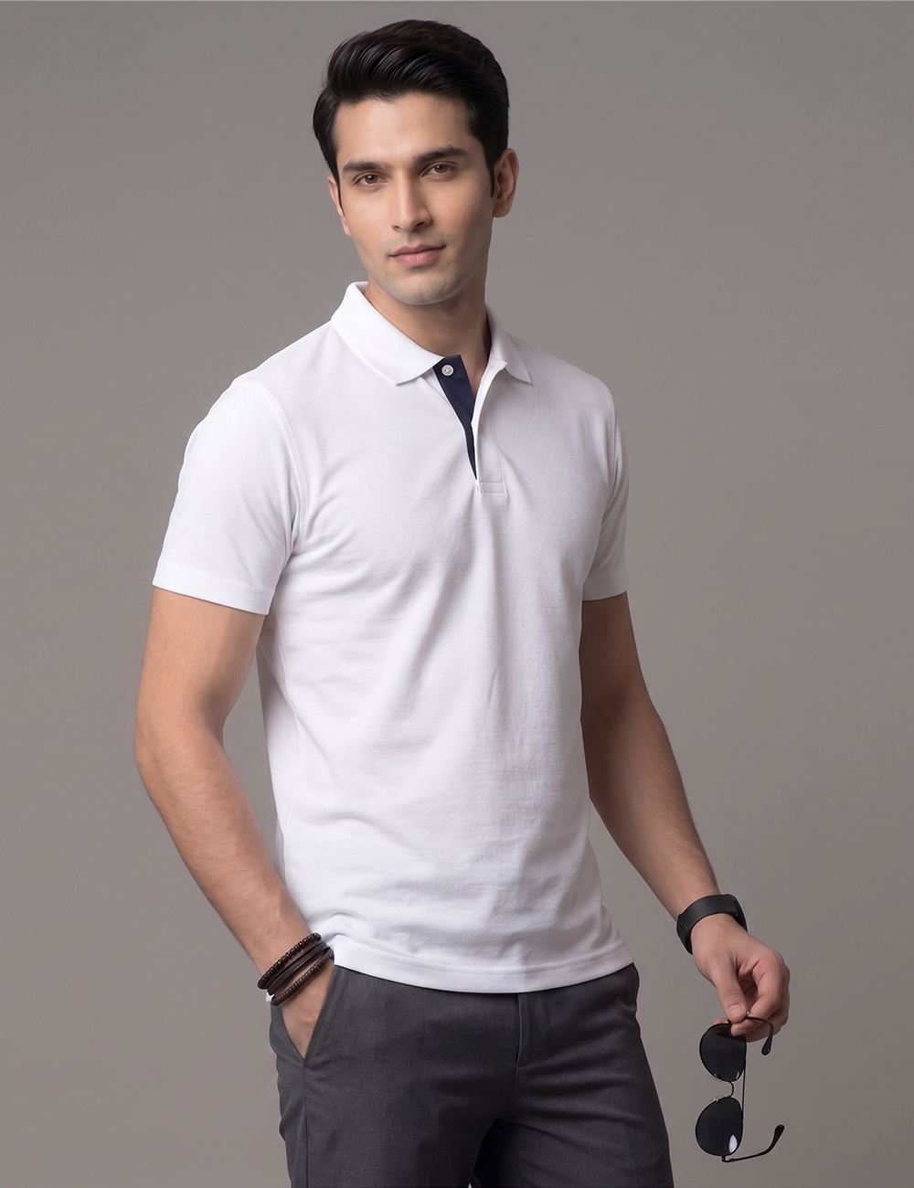 Mens Dry Fit Polo T-shirt (Mars Fabric)
